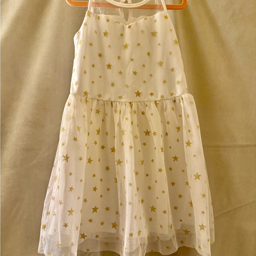 Place Kids Formal Dress with Gold Stars